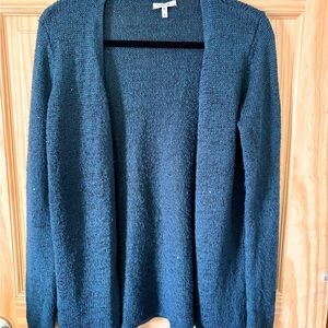 Maurices Teal Open Front Cardigan